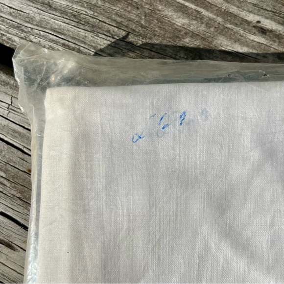 Vintage Sixties Pepperell White Muslin Fitted Sheet Deadstock Original Package - Picture 5 of 7